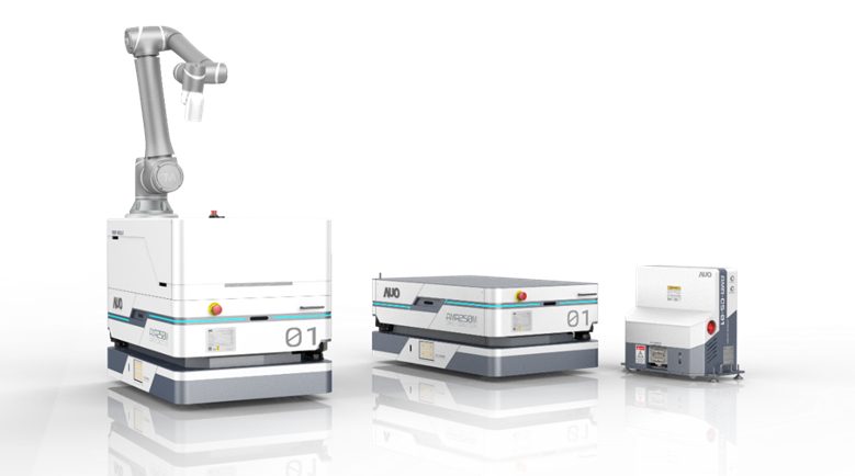 彩虹多多數位開發的自主式移動機器人（AMR250M），搭配全向輪並結合AI演算法、2D LiDAR、3D攝影機等技術，協助客戶實現產線全自動化